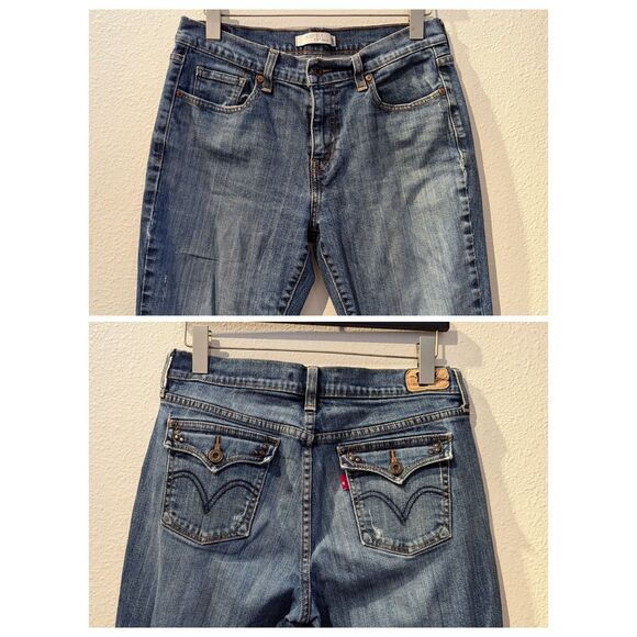 Levi’s Women's 515 Bootcut Flap Pocket Mid Rise Denim Jeans Sz 8 S/C - Picture 5 of 9